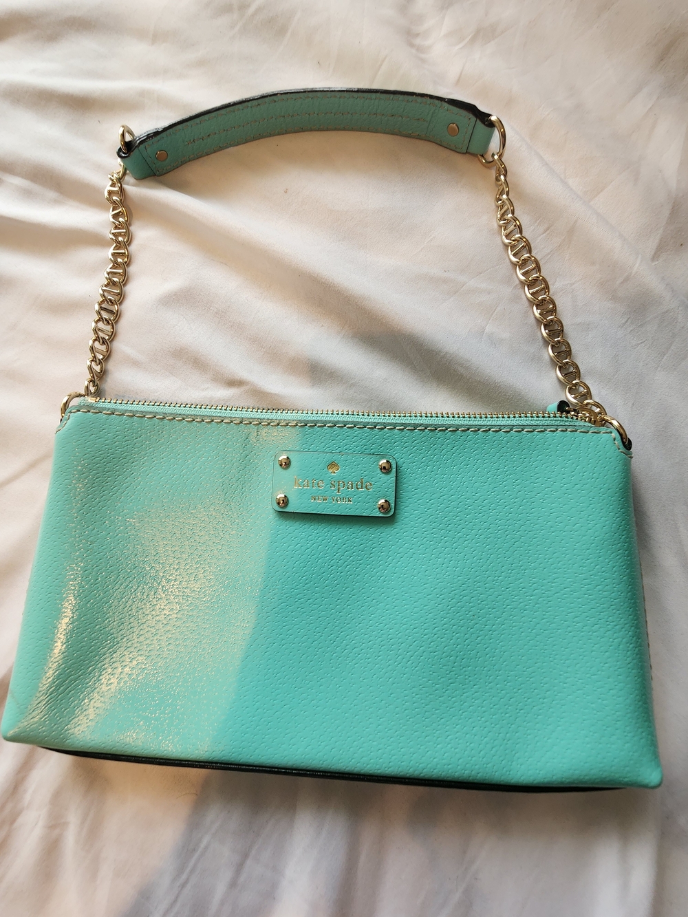 kate spade Mint Green Mini Chain Shoulder Bag